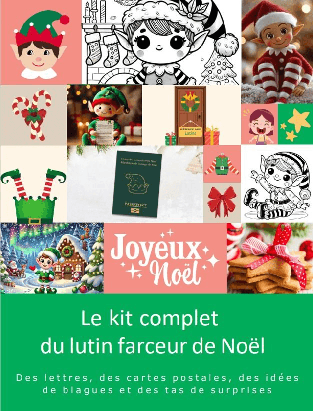 Tote bag pour lutin farceur à personnaliser + kit à télécharger