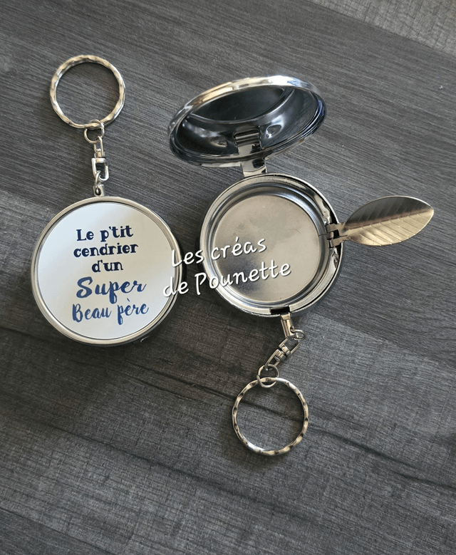 Porte-clés cendrier de poche