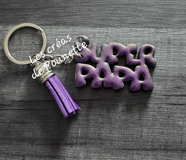 Porte clés super papa