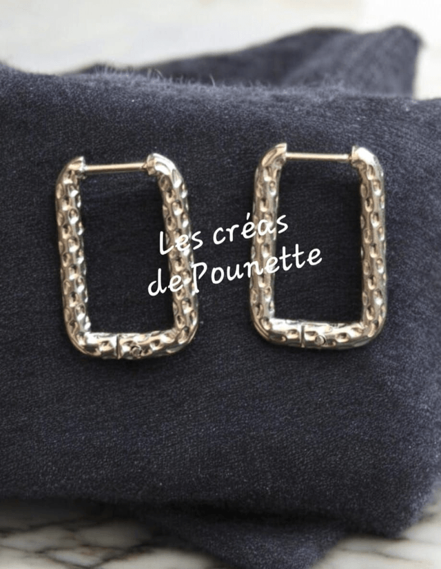 Les créoles ovales et rectangles