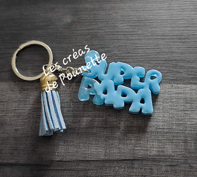 Porte clés super papa
