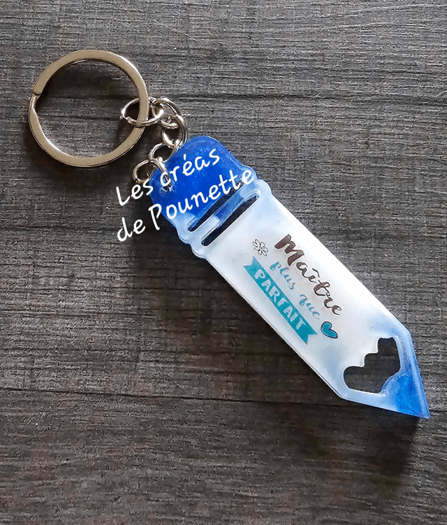 Porte clés crayon Maître