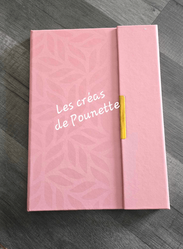 Grand carnet en simili cuir à personnaliser