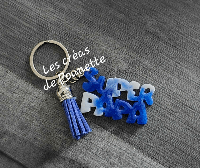 Porte clés super papa