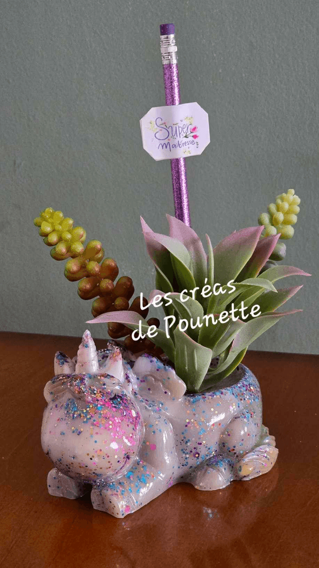 Pots animal décorés avec crayon - partie 2