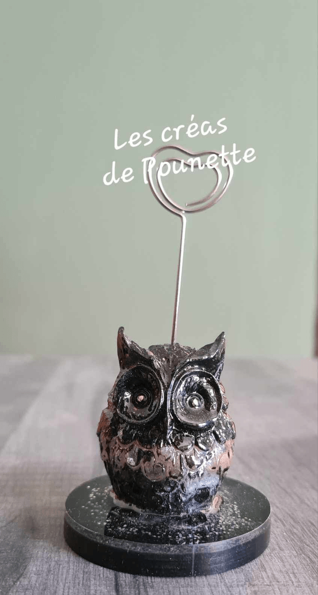 Porte photo chouette
