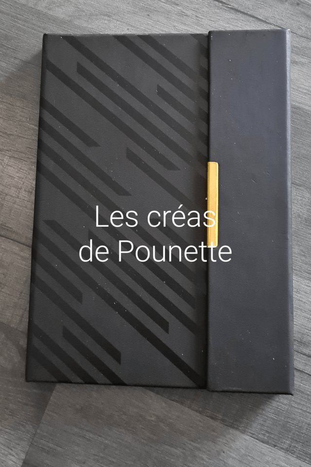 Grand carnet en simili cuir à personnaliser