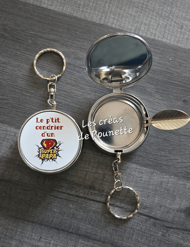 Porte-clés cendrier de poche