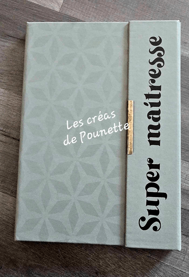 Grand carnet en simili cuir à personnaliser