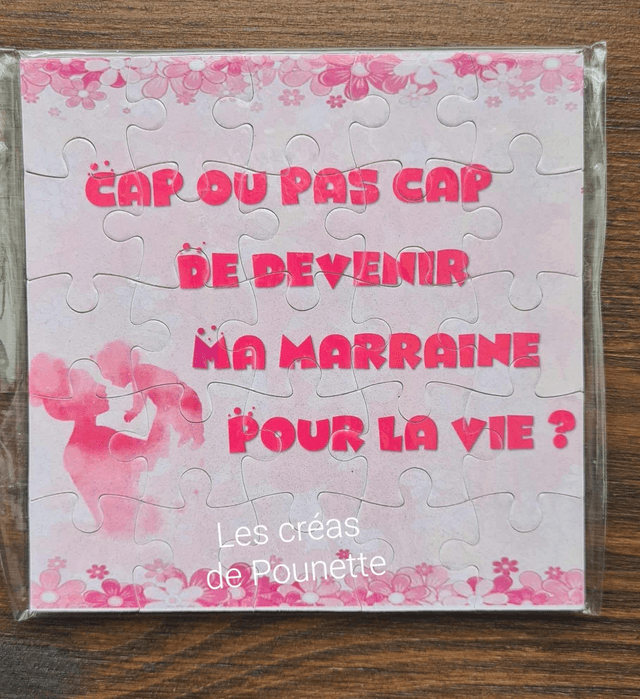 Puzzle demande marraine fille et garçon