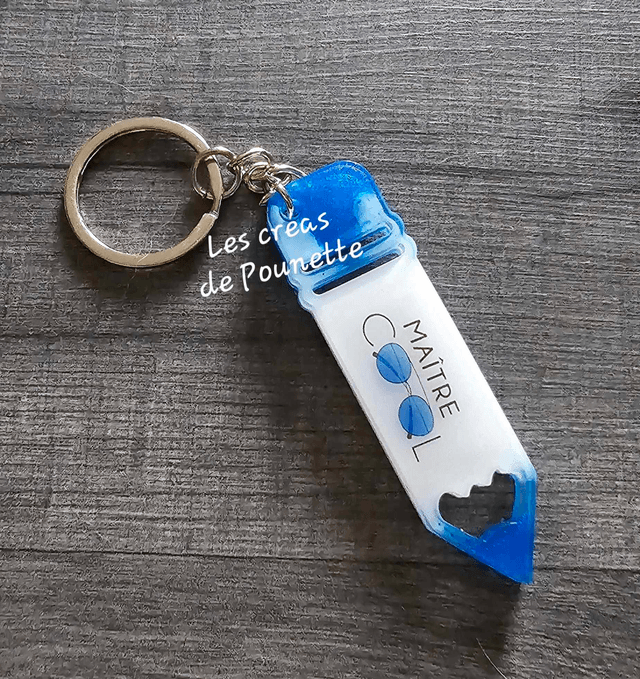 Porte clés crayon Maître