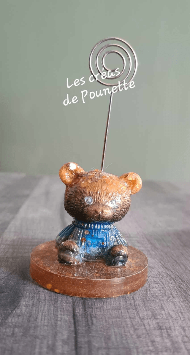 Porte photo ourson