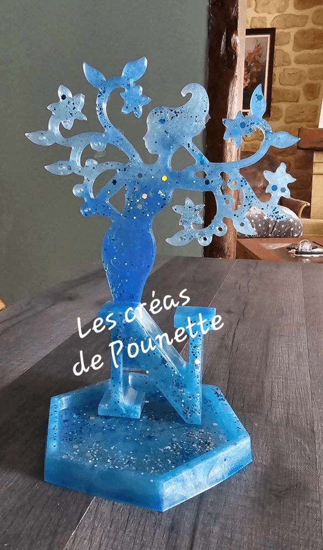 Porte bijoux initiale