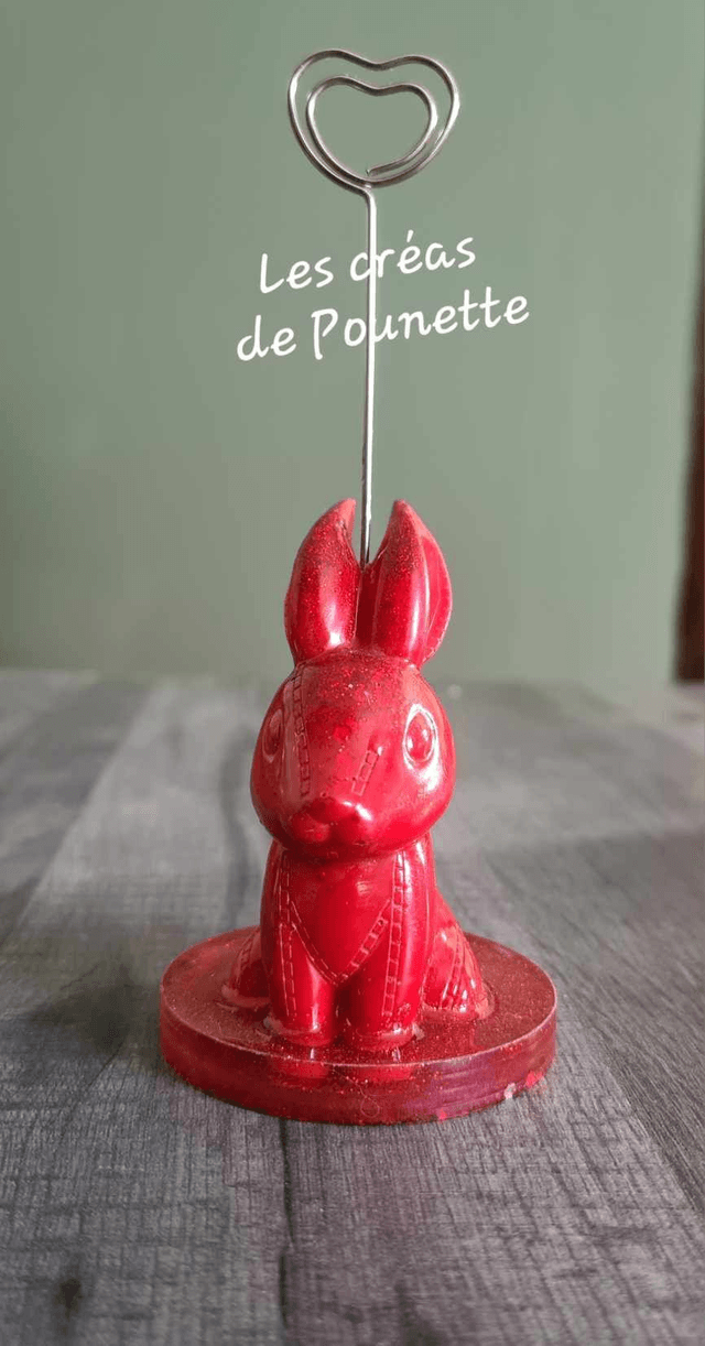 Porte photo lapin