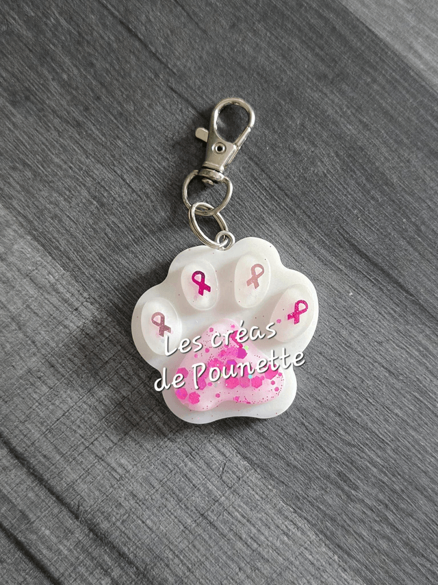 Porte clés octobre rose
