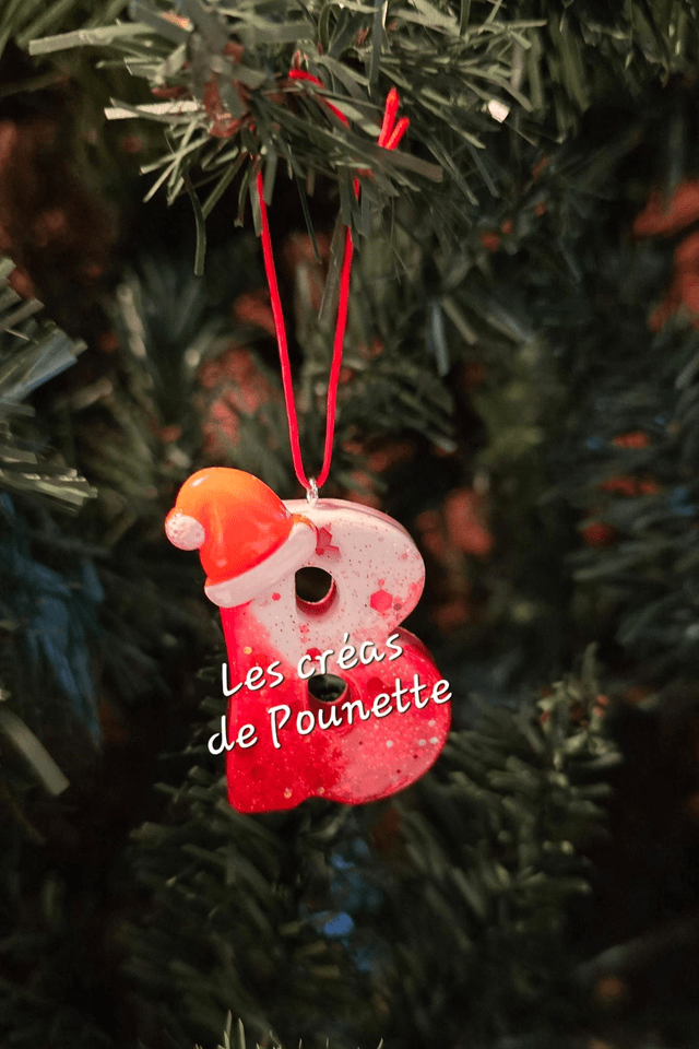 Lettre pour sapin de Noël à personnaliser