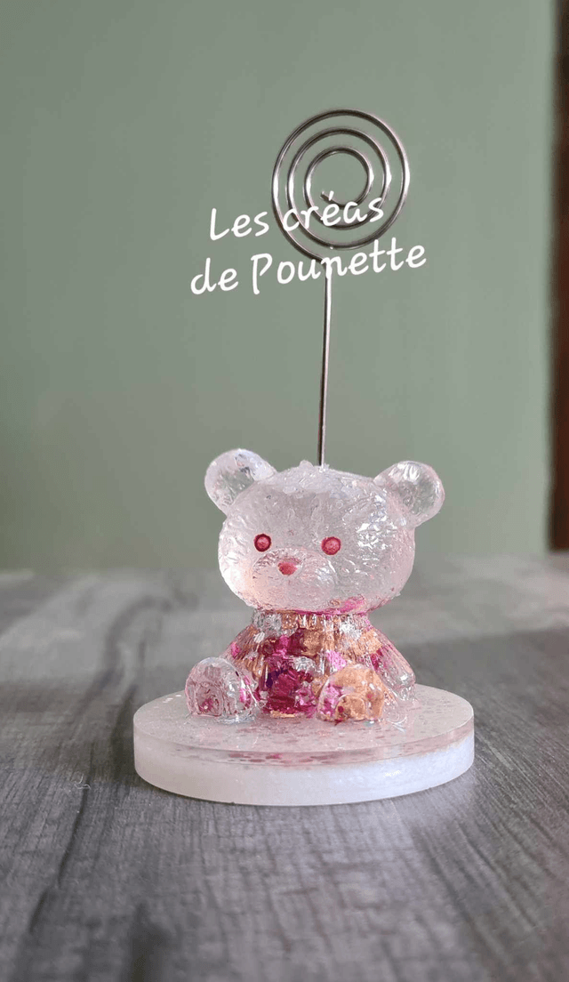 Porte photo ourson