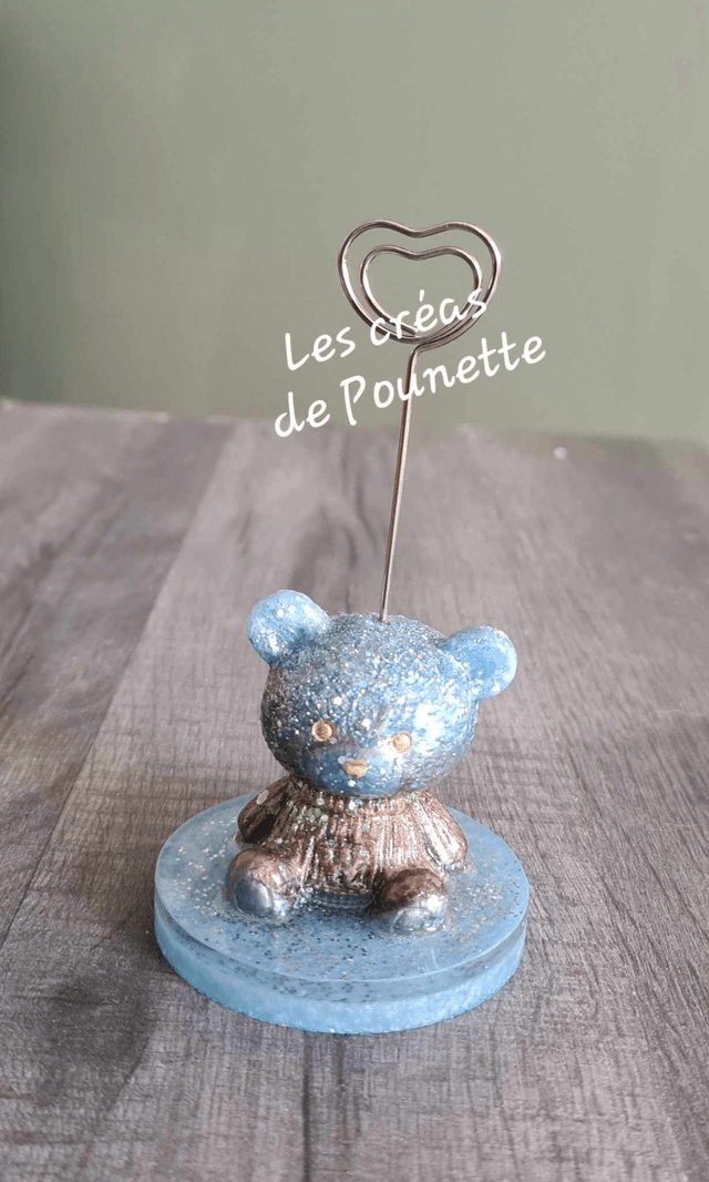 Porte photo ourson