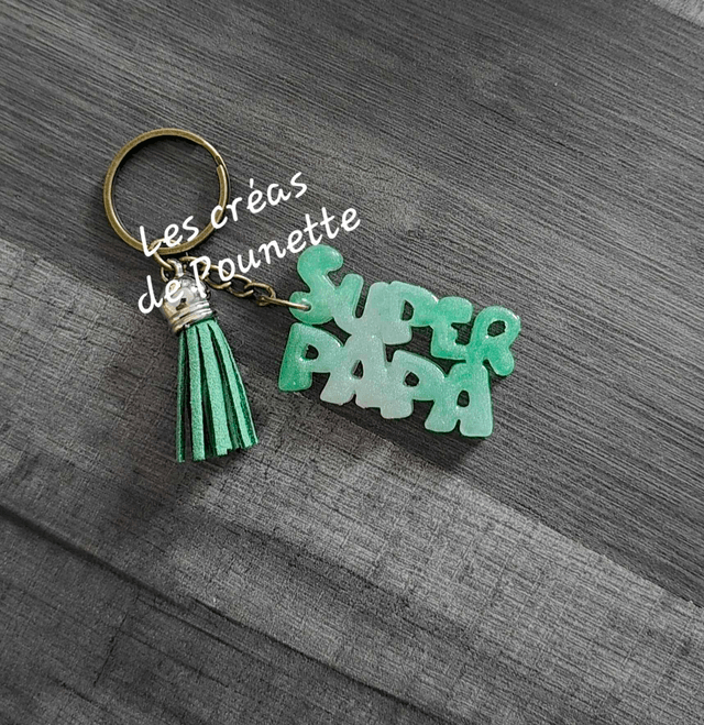Porte clés super papa