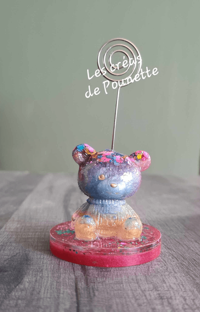 Porte photo ourson
