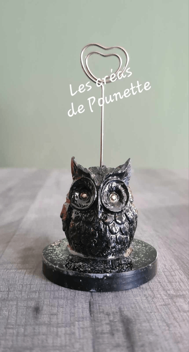 Porte photo chouette