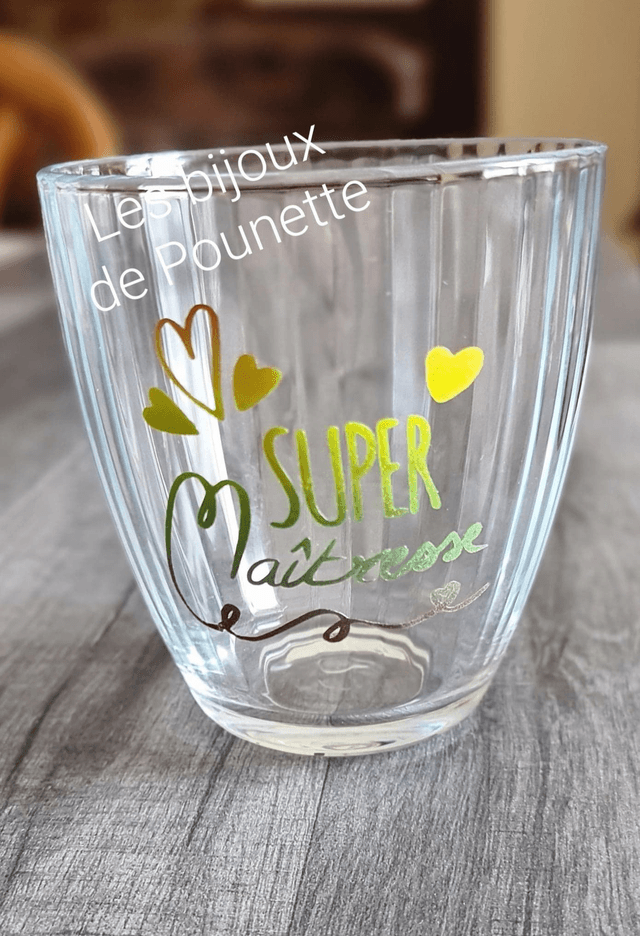 Verre personnalisé
