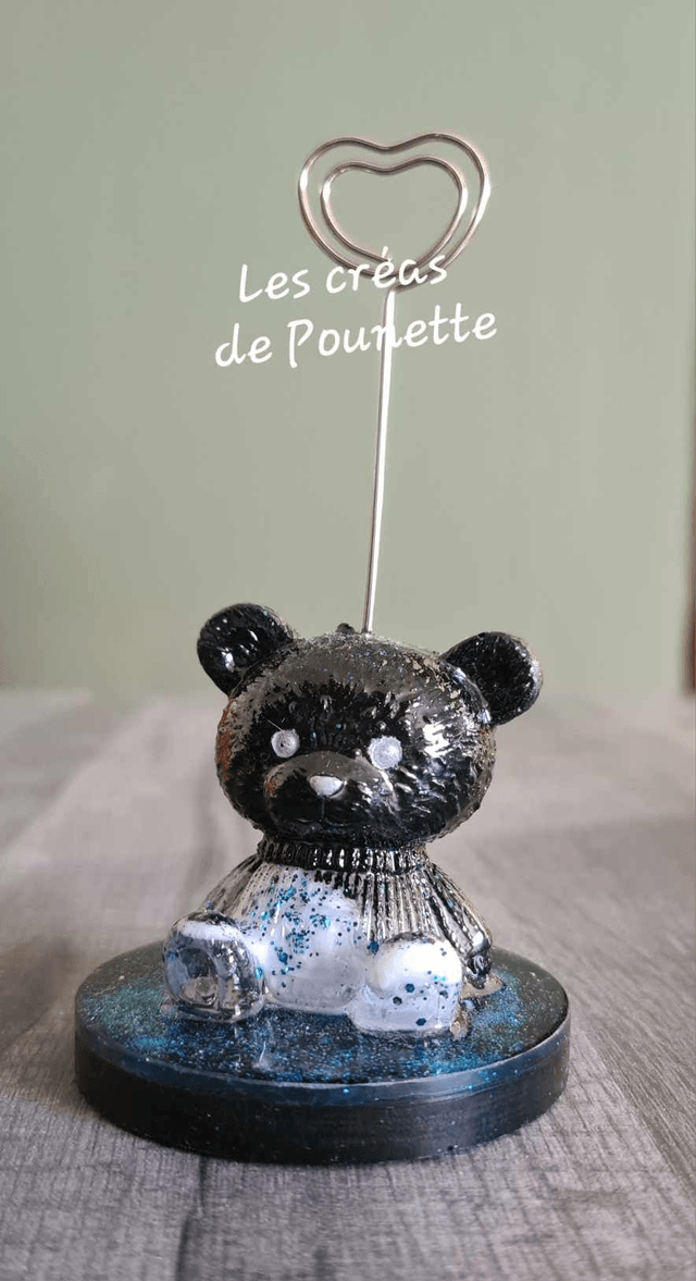 Porte photo ourson