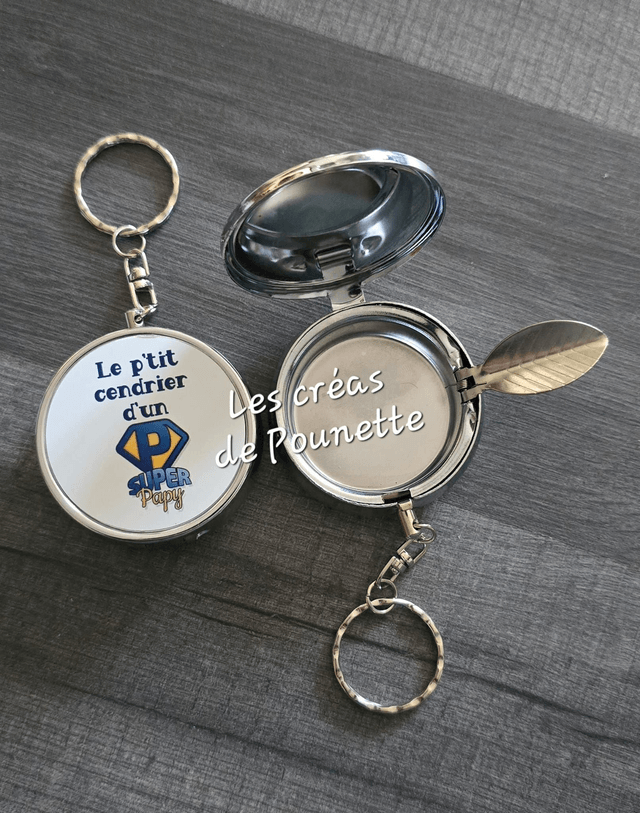 Porte-clés cendrier de poche