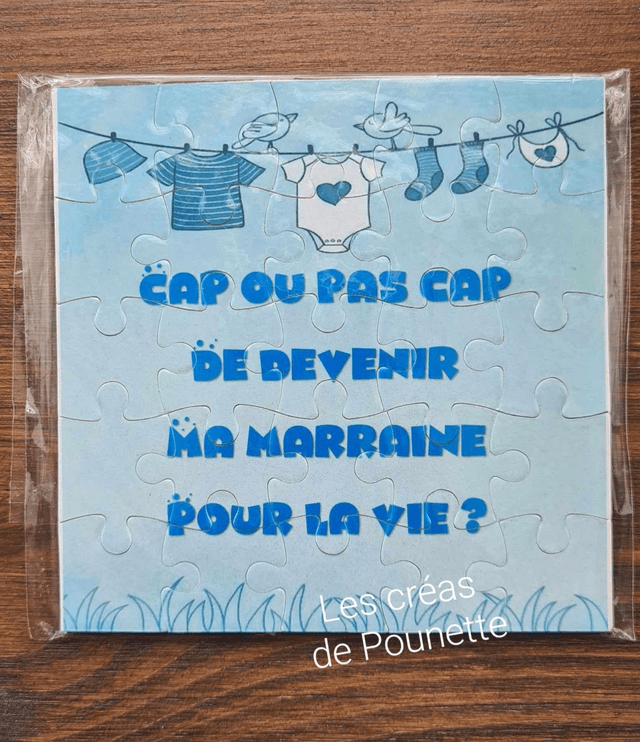 Puzzle demande marraine fille et garçon