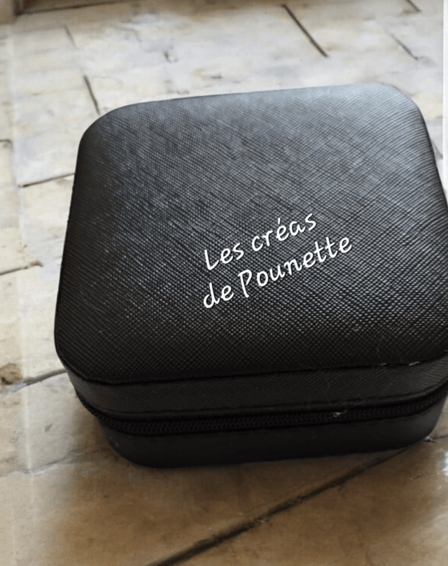 Coffret boite à bijoux + boucles