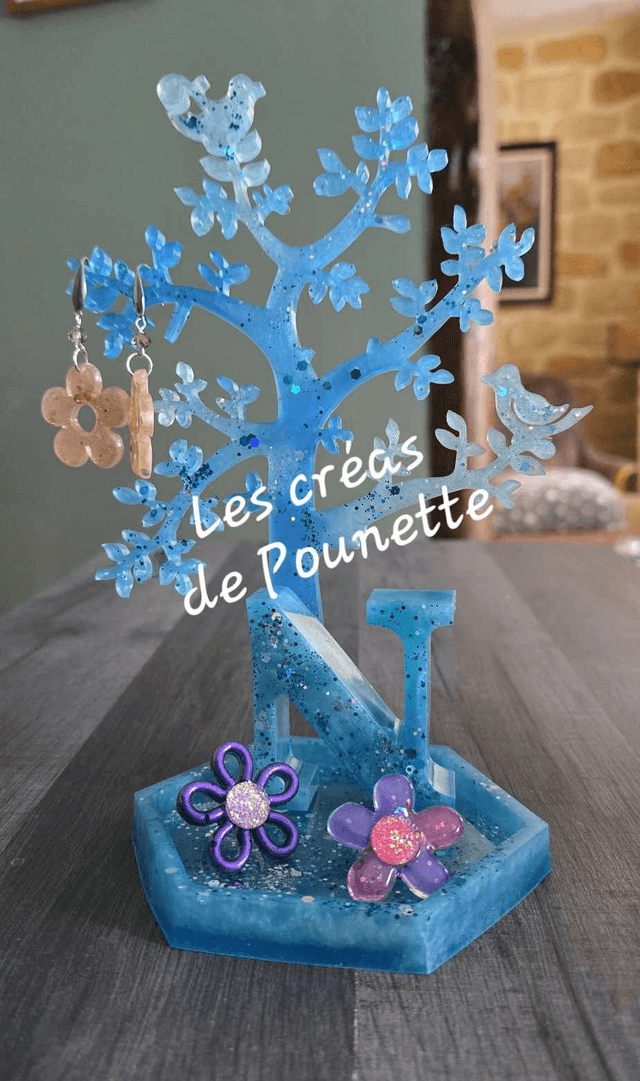 Porte bijoux initiale