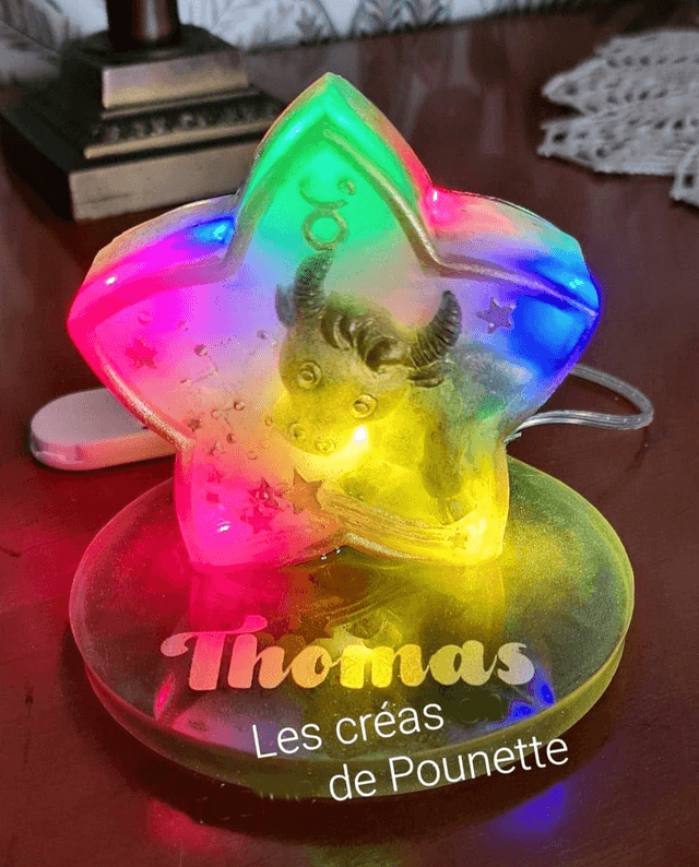 Veilleuse signe astrologique partie 1