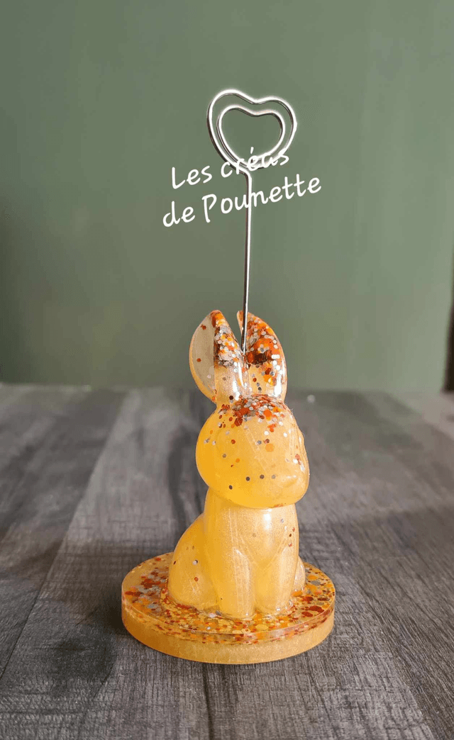 Porte photo lapin