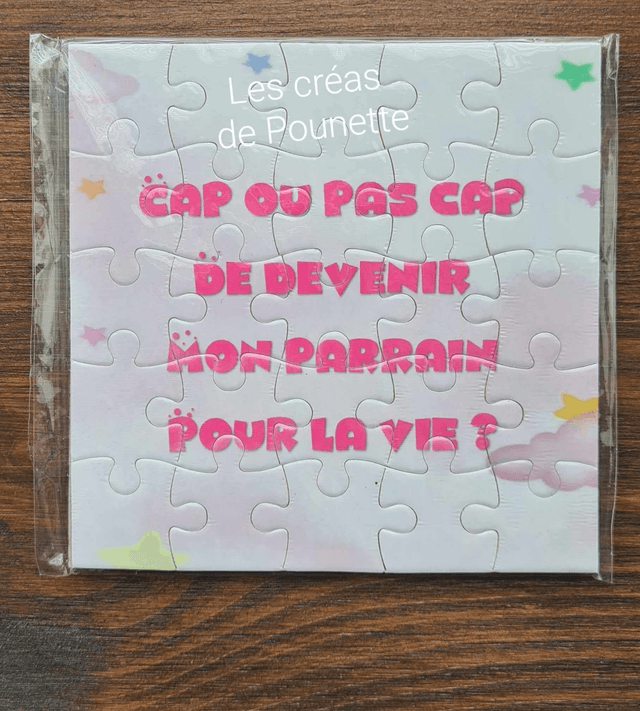 Puzzle demande parrain fille et garçon