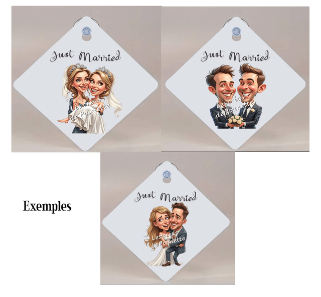 Plaque de signalisation pour voiture