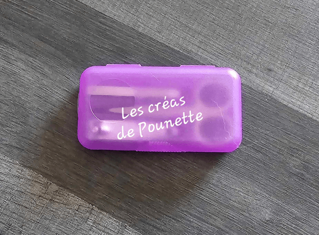 Petite boîte de manucure à personnaliser