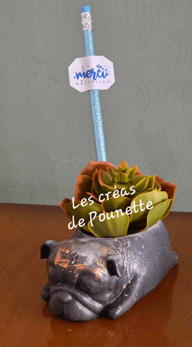 Pots animal décorés avec crayon - partie 2