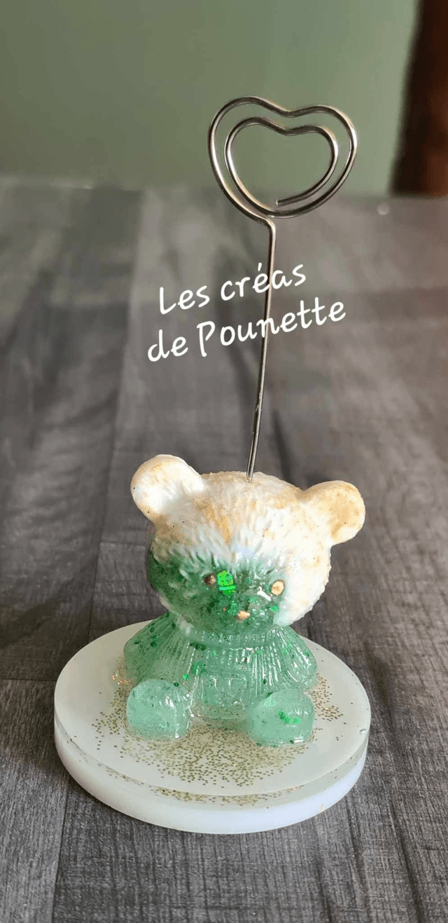 Porte photo ourson