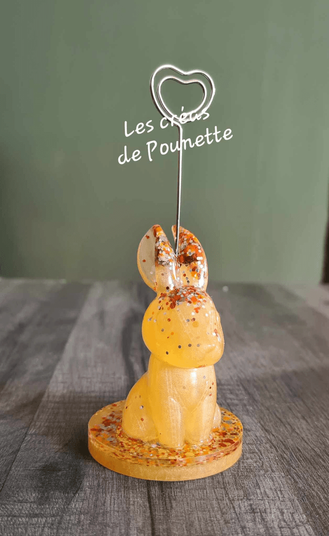 Porte photo lapin