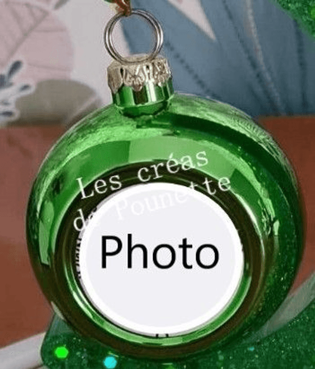 Boule de Noël à personnaliser