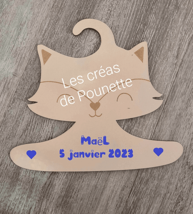 Cintre enfant à personnaliser