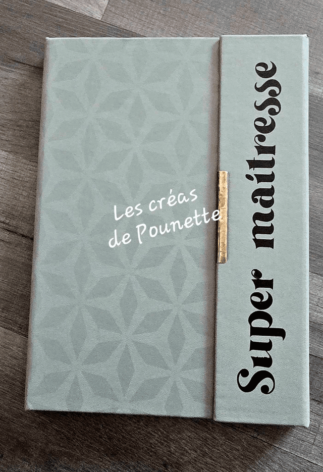Grand carnet en simili cuir à personnaliser