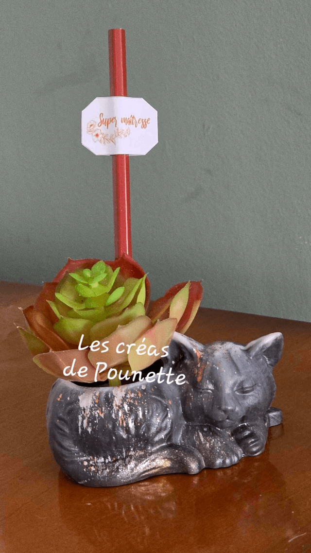 Pots animal décorés avec crayon - partie 1